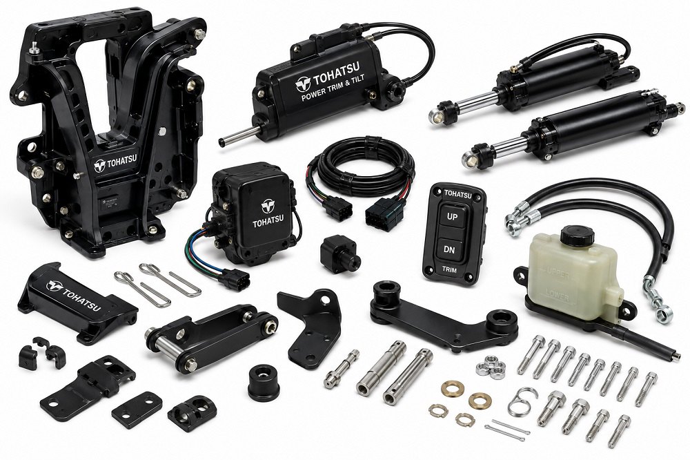 Bracket, Mounting & Power Trim (Tohatsu)